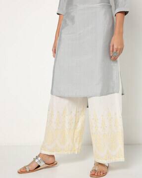 Buy White Pants for Women by W Online | Ajio.com