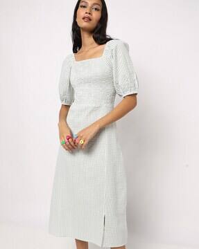 Buy Blue \u0026 White Dresses for Women by 