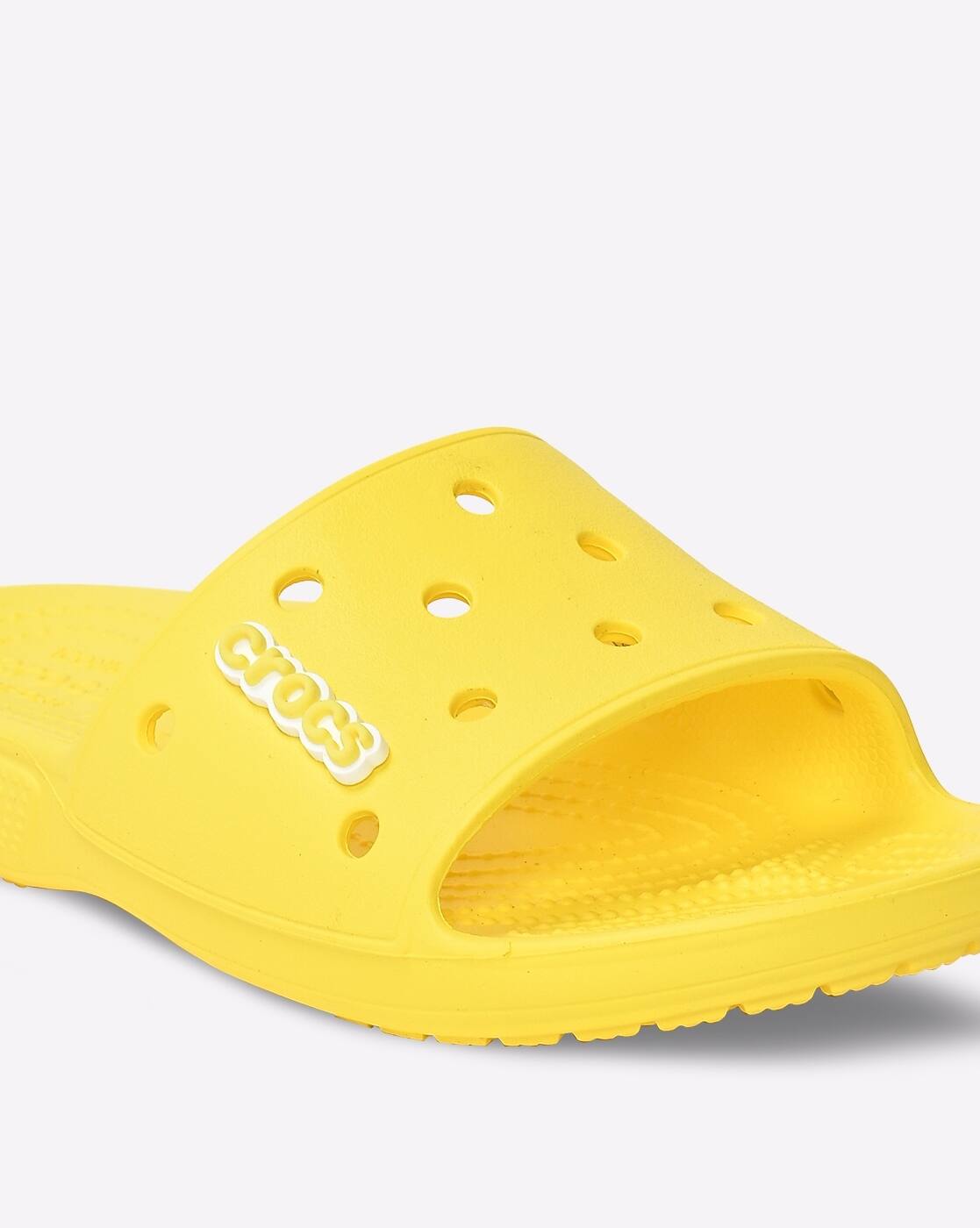 Buy Yellow Flip Flop u0026 Slippers for Women by CROCS Online | Ajio.com