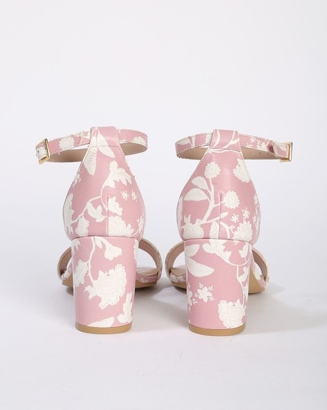 Women Floral Sandals Heels - Buy Women Floral Sandals Heels online in India