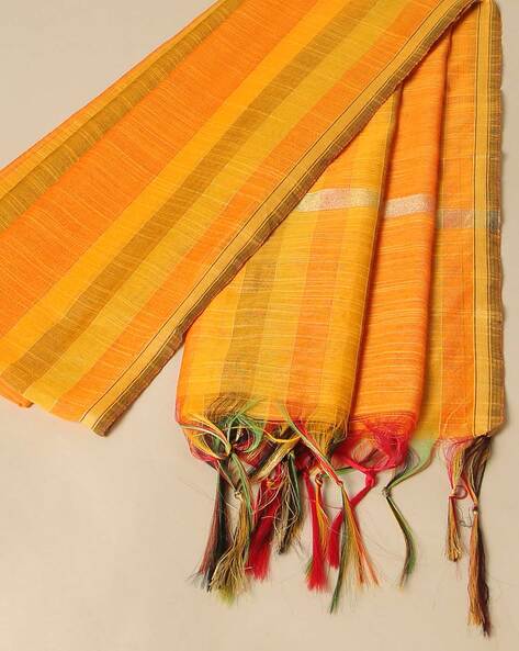 South Silk Striped Dupatta Price in India