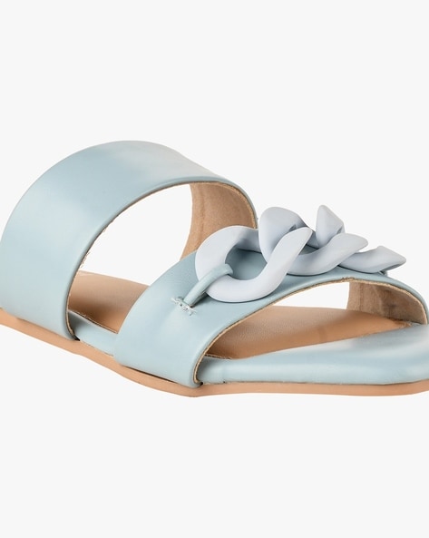 Buy Blue Flat Sandals for Women by STEVE MADDEN Online Ajio