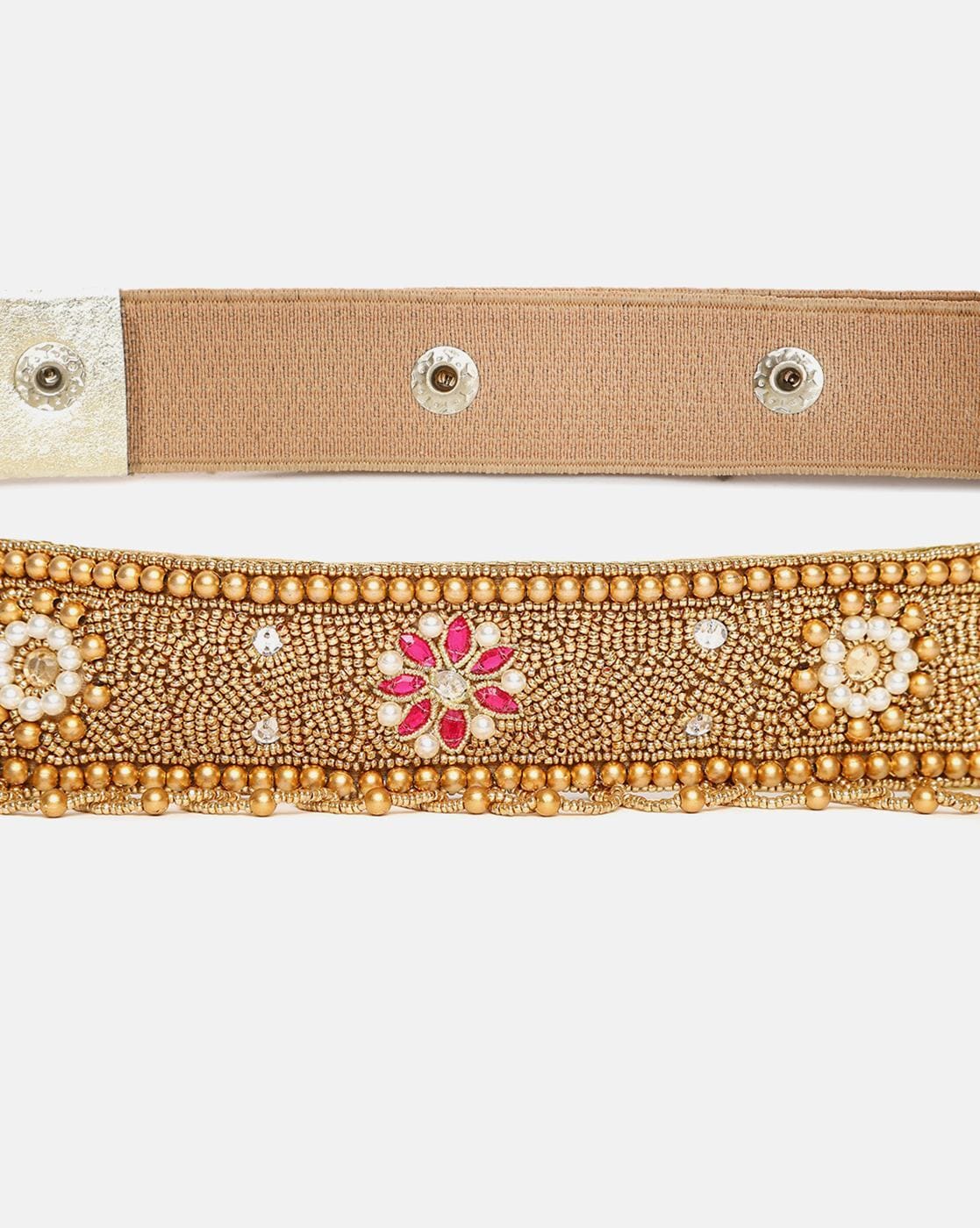 Buy Gold Belts for Women by Fabbhue Online