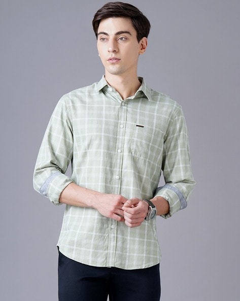 Light Blue Color Linenza Linen Formal Shirts For Men – Punekar Cotton