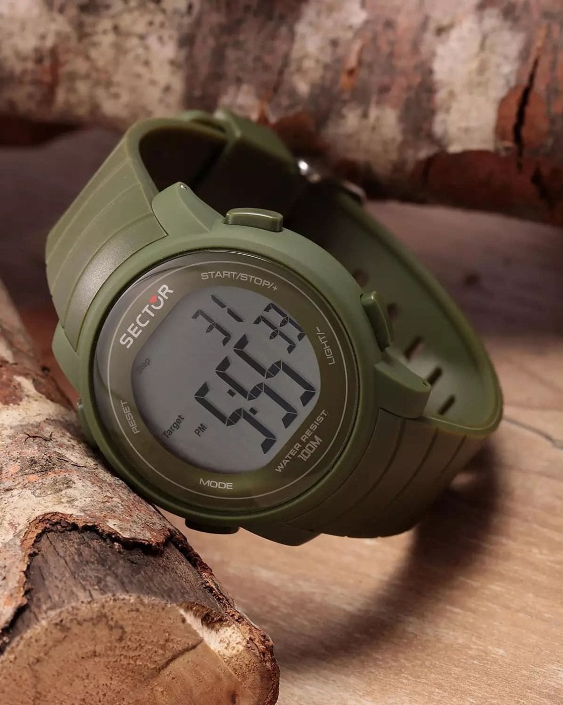 Green digital watch hot sale