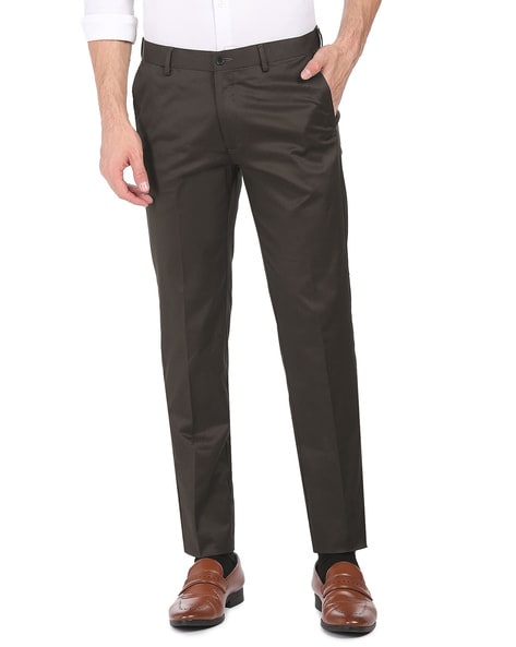 Arrow Newyork Slim Fit Men Grey Trousers - Buy Arrow Newyork Slim Fit Men  Grey Trousers Online at Best Prices in India | Flipkart.com