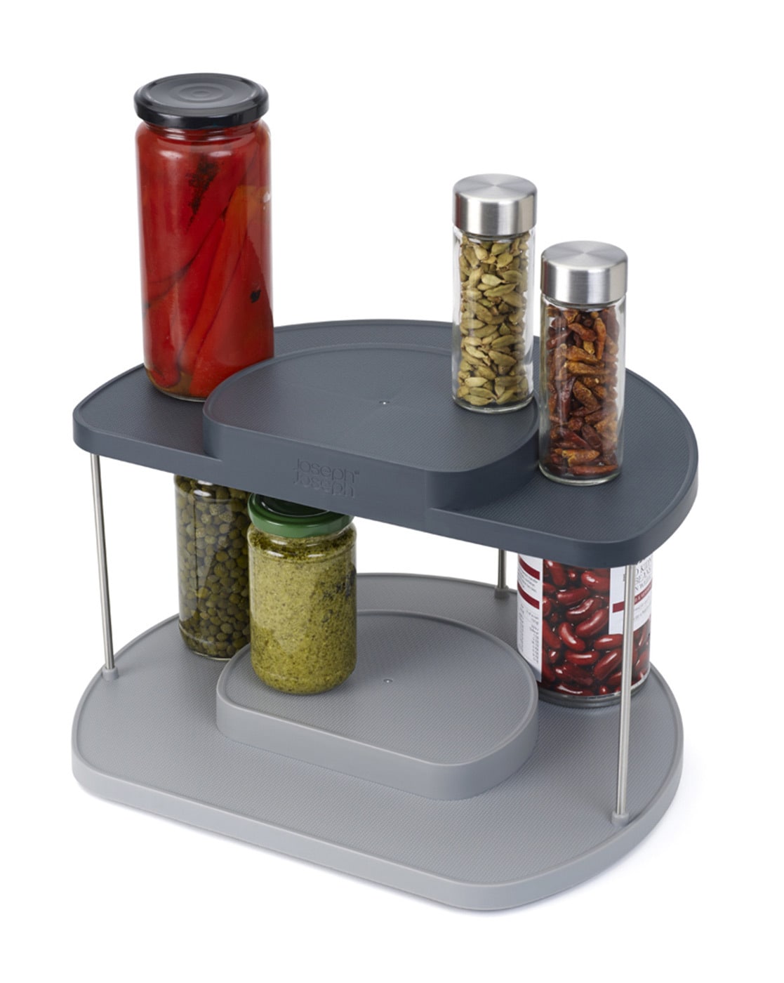 CupboardStore™ Grey Rotating Organiser