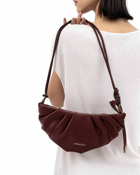 MIRAGGIO Textured Shoulder Bag