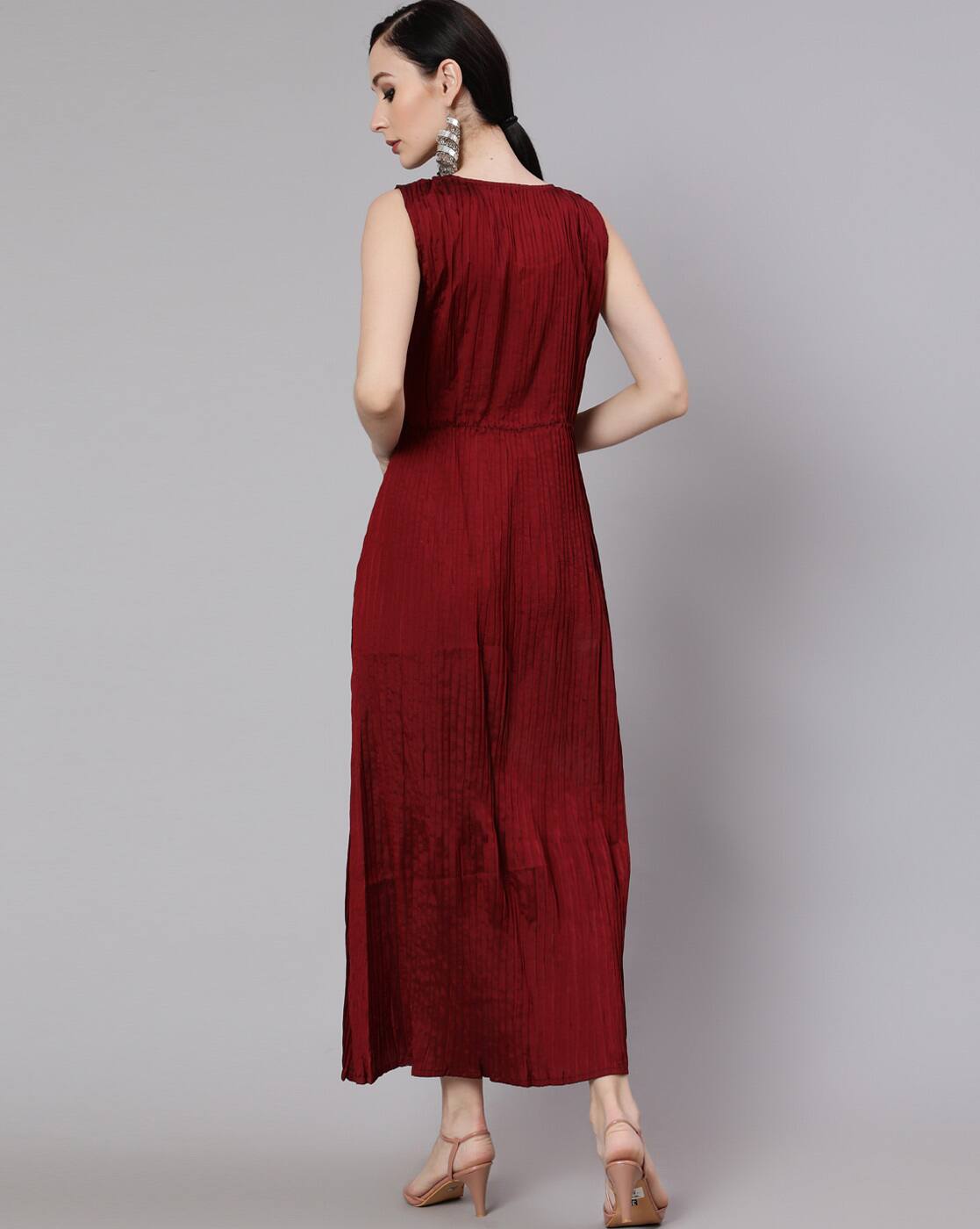Buy Maroon Dresses \u0026 Gowns for Women by 
