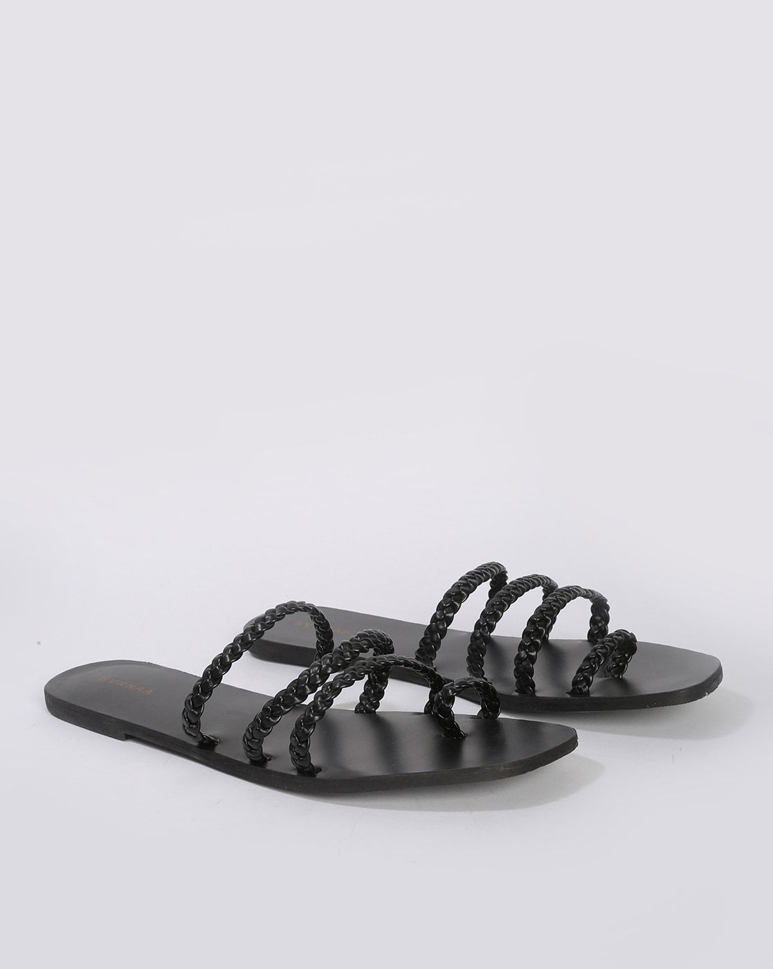 Buy Black Flat Sandals for Women by WALK-N-STYLE COLLECTION Online |  Ajio.com