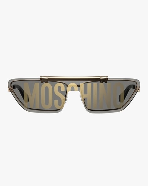 Moschino sunglasses discount gold edge pattern