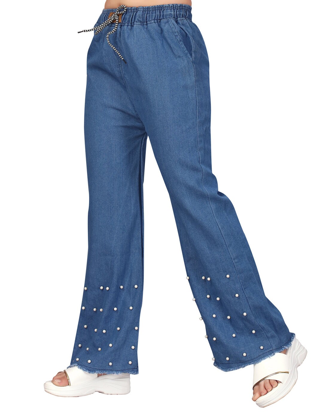 Buy Blue Jeans & Jeggings for Girls by AARIKA GIRLS ETHNIC Online