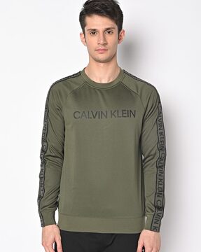 Green calvin deals klein sweater