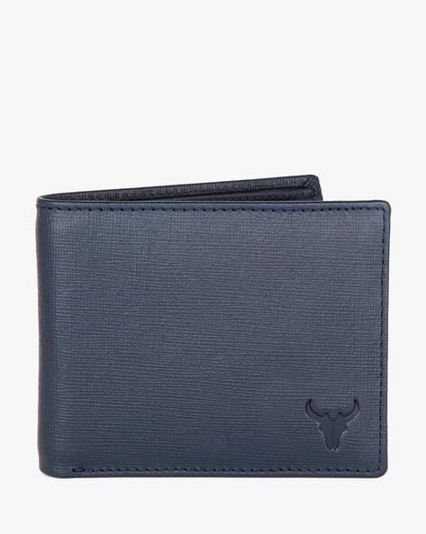 NAPA HIDE Genuine Leather Men Blue Wallet
