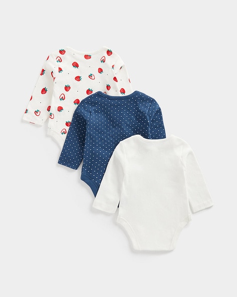 Buy White Bodysuits for Infants by Mothercare Online