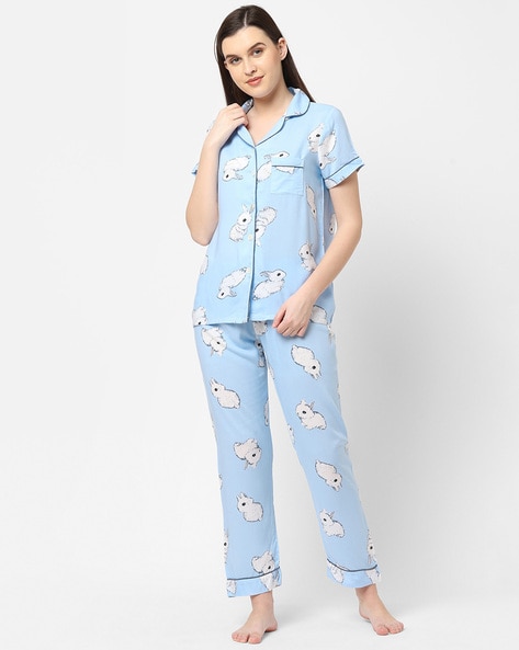 Buy Blue Night LoungeWearSets for Women by Sweet Dreams Online