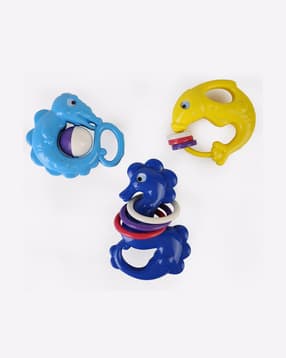 Set of 3 Jolly Rattles