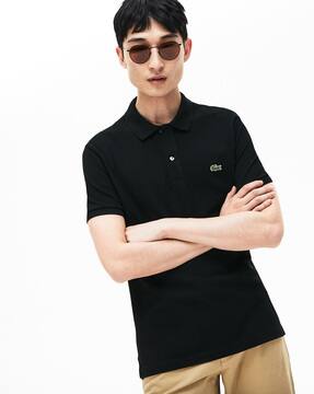 Buy Black Tshirts for Men by Lacoste 