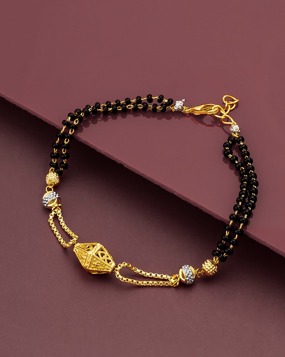 Top 80+ black bracelet with gold best 3tdesign.edu.vn