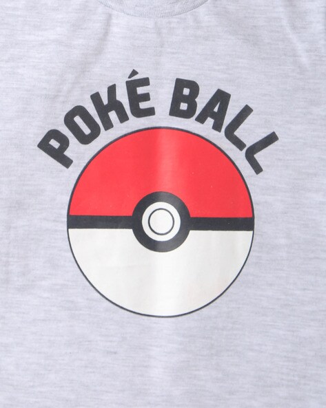 Pokemon Pokeball Icon Girls T-Shirt - RED