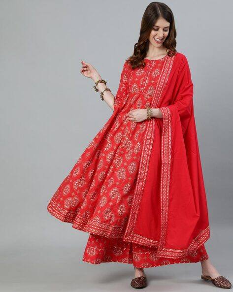 Buy Red Kurta Suit Sets for Women by 
