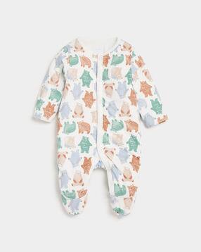 mothercare Printed Cotton Sleepsuit-picture-37