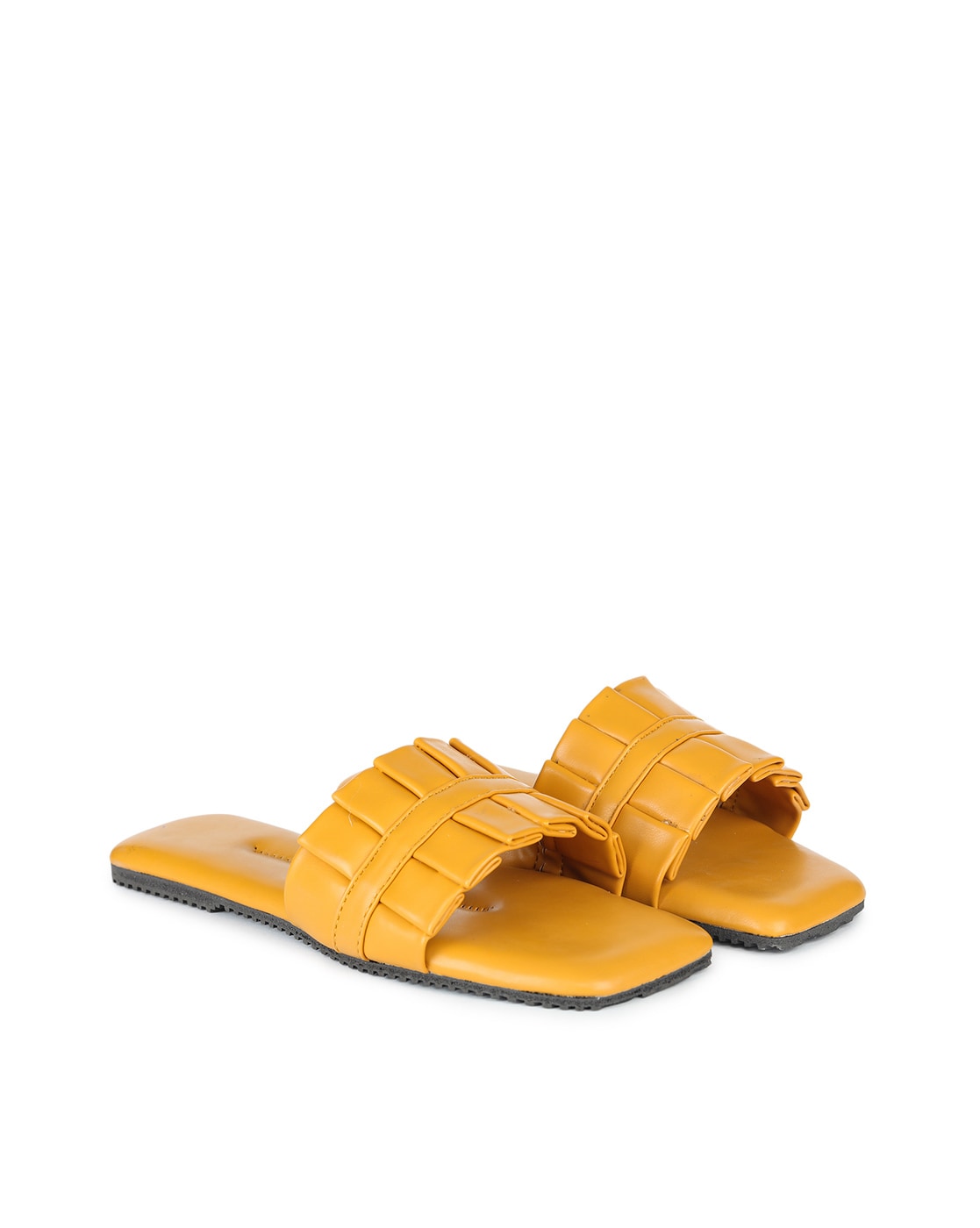 Camper Outlet: flat sandals for woman - Yellow | Camper flat sandals  K200157-040 ORUGA online at GIGLIO.COM