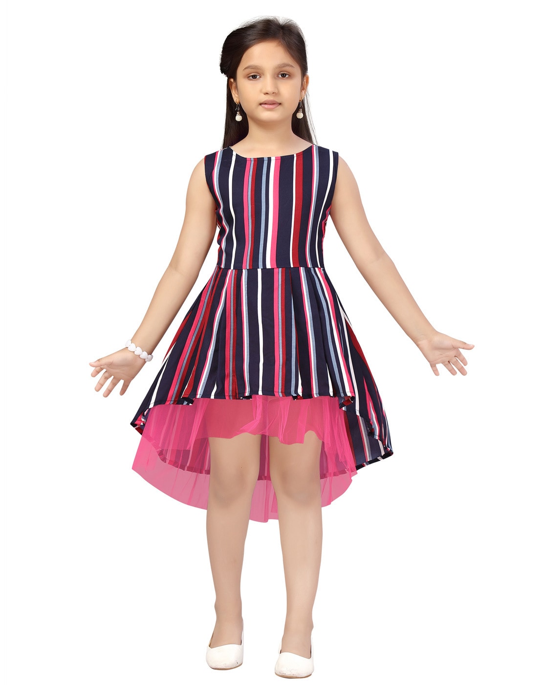 Buy Multicolred Dresses & Frocks for Girls by MUHURATAM Online ...