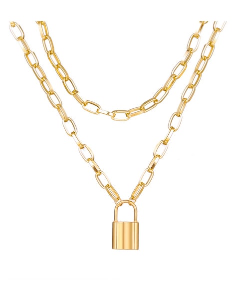 Buy Gold Toned Necklaces Pendants for Women by VEMBLEY Online