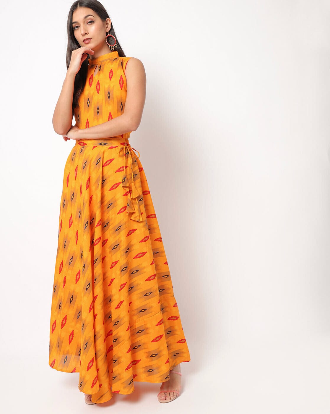 Buy Mustard Fusion Wear Sets for Women 