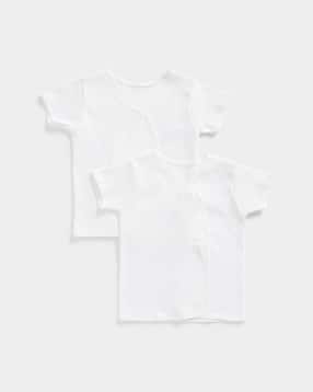 mothercare Pack of 2 Wrap-Around Vests-picture-36