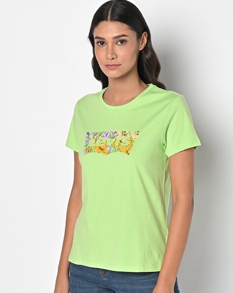 Buy Jade Lime Green Tshirts for Women by LEVIS Online 