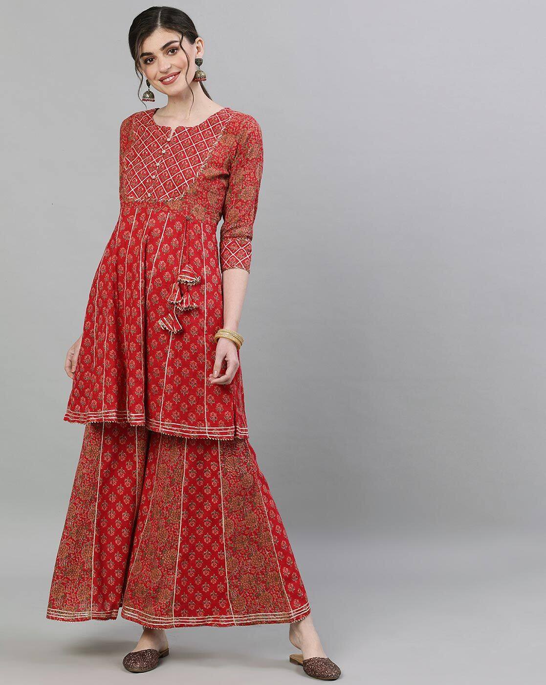 Buy Red Kurta Suit Sets for Women by 