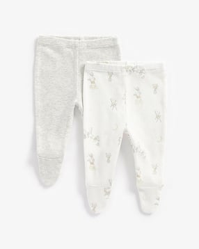 mothercare Pack of 2 Printed Leggings with Elasticated Waist-picture-17