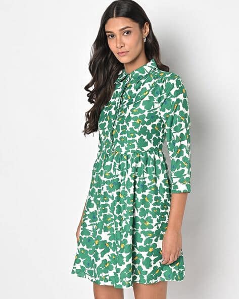 ISCENERY BY VERO MODA Floral Print Shirt Dress