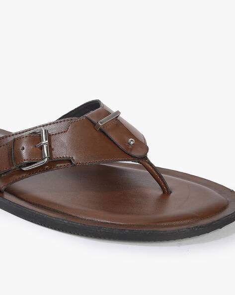 Buy Brown Flip Flop \u0026 Slippers for Men by Altheory by AZORTE Online | Ajio .com