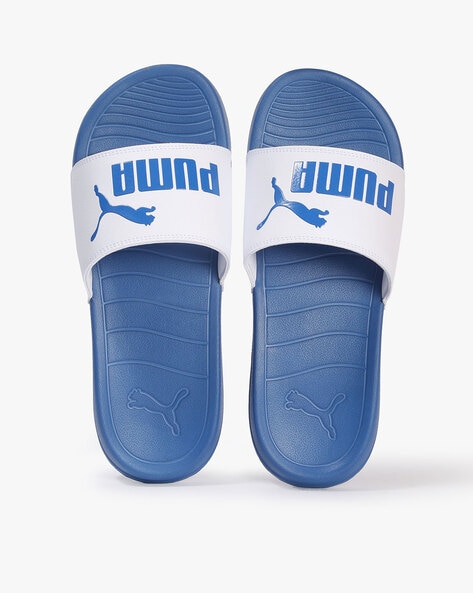 Puma BLUE SLIPPERS :: Online Shopping @ PARMAR BOOT HOUSE | Buy Footwear  For Men, Women & Kids