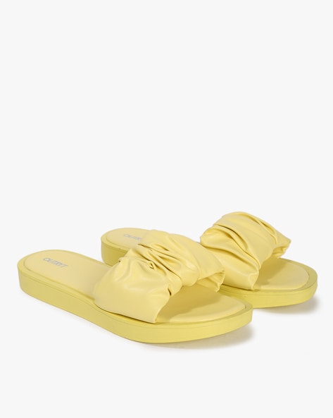 Buy Jack & Jones Men's Yellow Slides for Men at Best Price @ Tata CLiQ