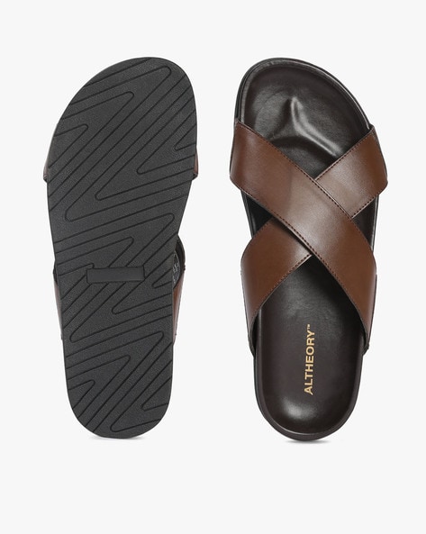 Men's leather sandals 