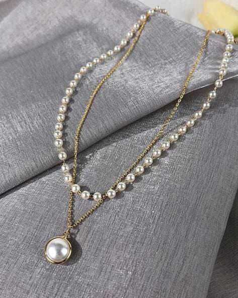 Vintage Signed Sandor 2-Strand Faux Pearl Necklace – Connie DeNave's  Jeweldiva