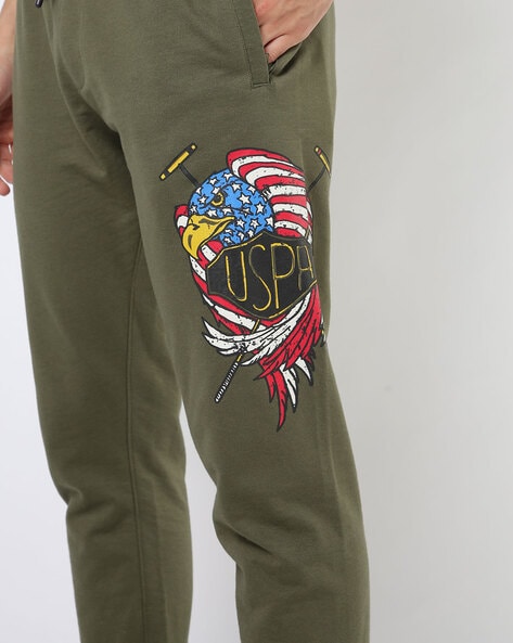 Polo best sale print joggers