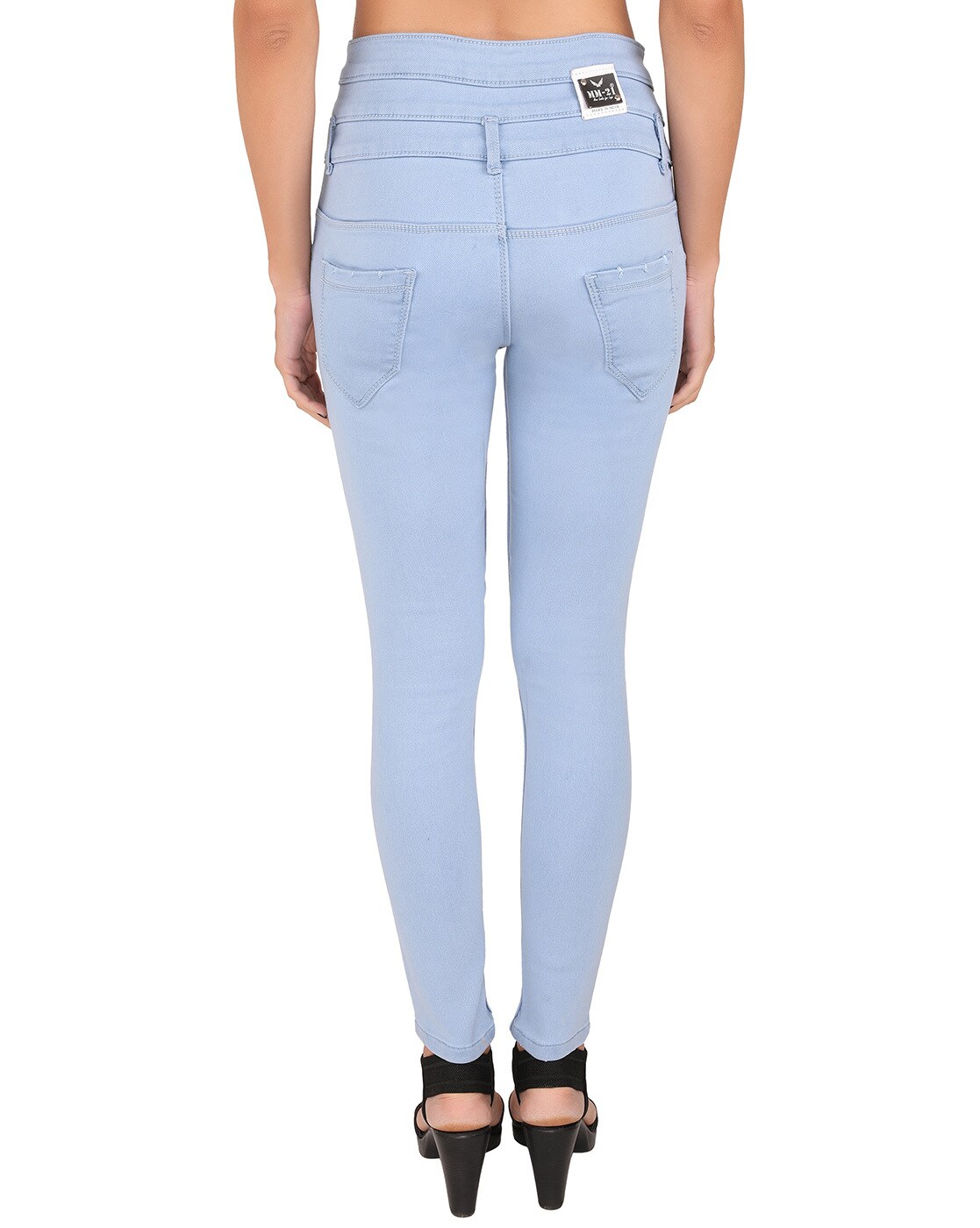 MM-21 Skinny Navy Blue Jeans For Ladies at Rs 340/piece in Ahmedabad