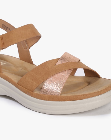 Buy Tan Flat Sandals for Women by BIG BIRD FOOTWEAR Online | Ajio.com