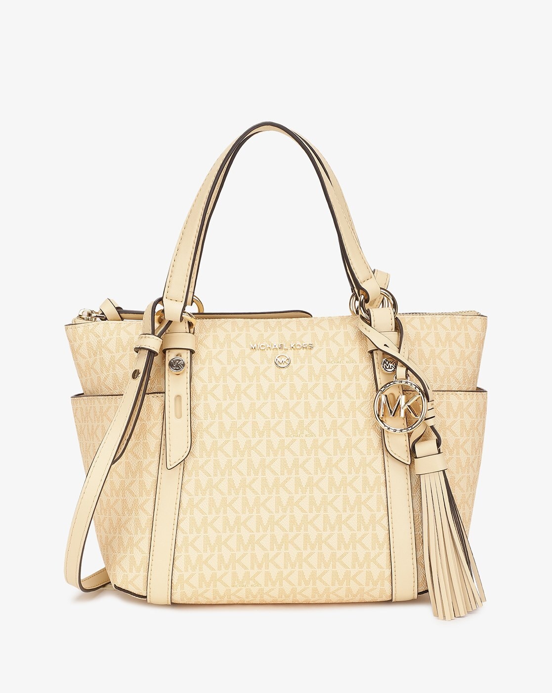 Michael Kors Sullivan Signature Logo Top Zip Small Tote Bag In