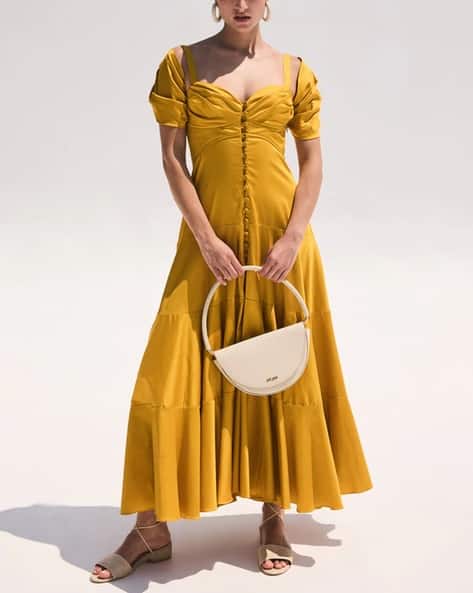 cult gaia yellow dress Mid-length The Cult Gaia Almina Mini Dress features a boat neck Cult Gaia Nadeesha Dress |