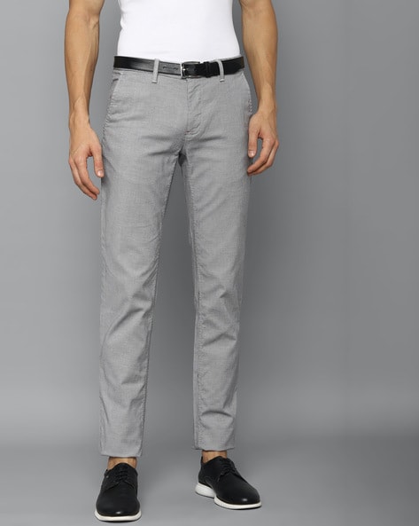 Buy Grey Trousers & Pants for Men by LOUIS PHILIPPE Online