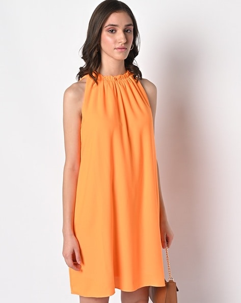 Nyttig Philadelphia Fancy Buy Orange Dresses for Women by Vero Moda Online | Ajio.com