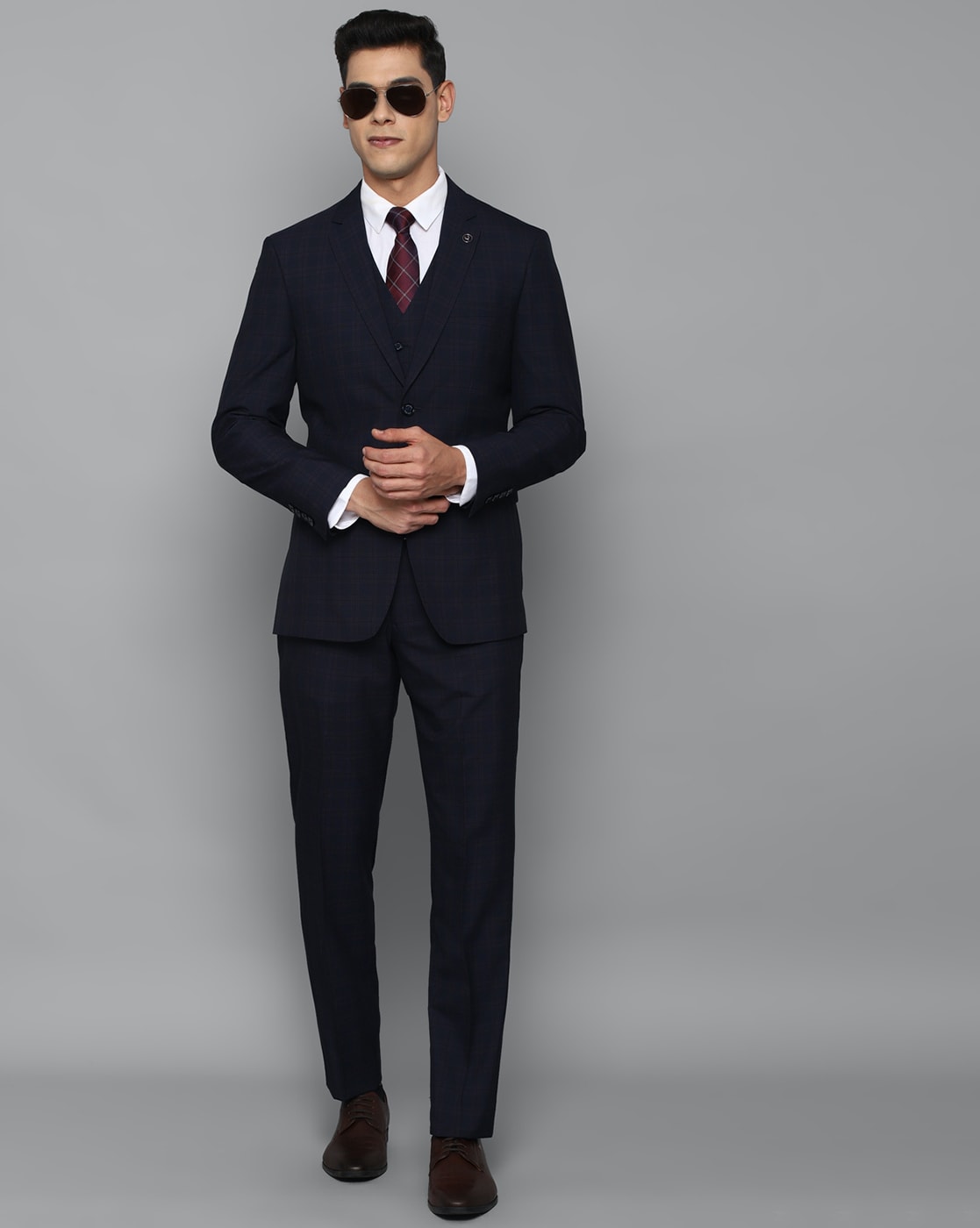 allen solly 3 piece suit