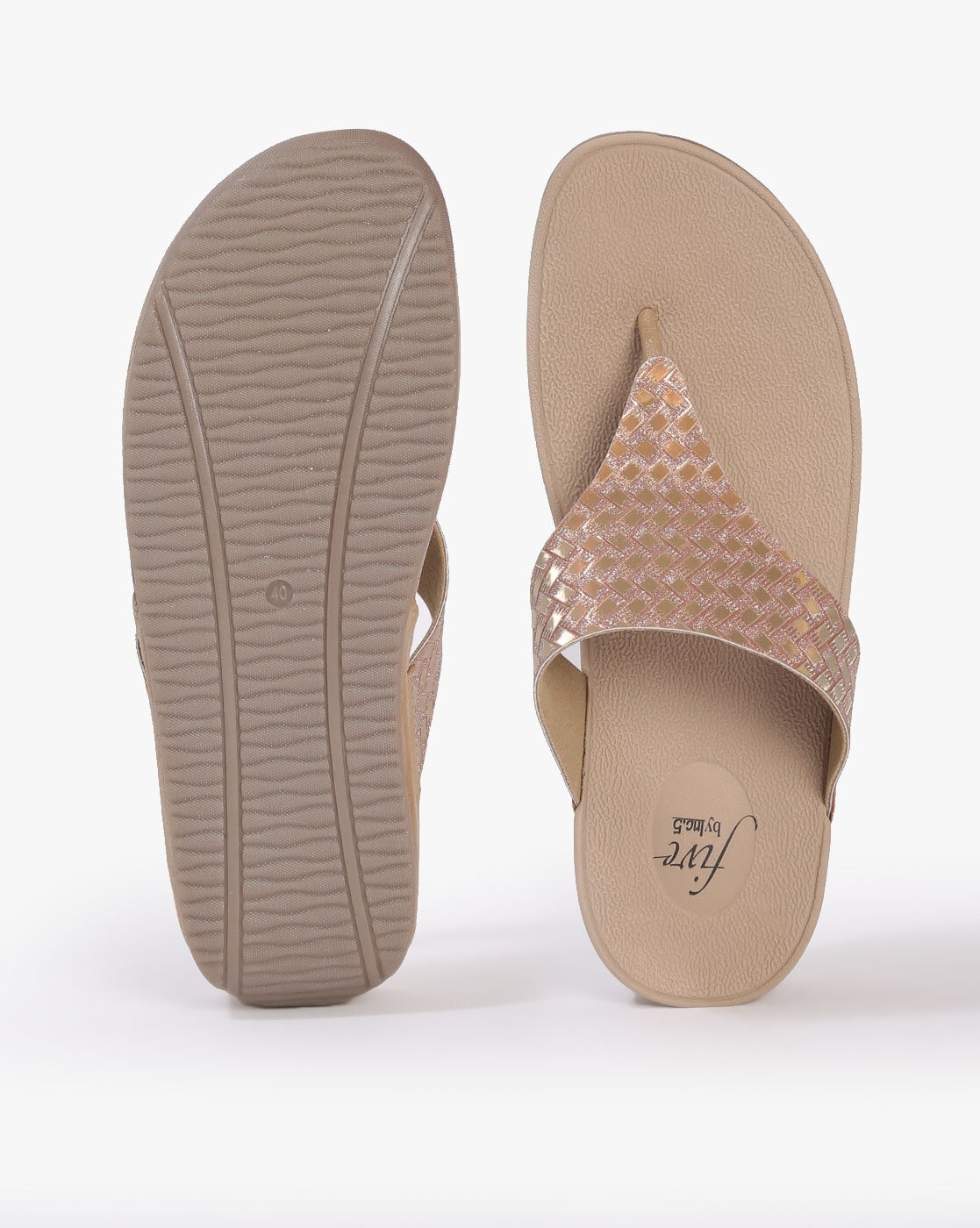 Buy Beige Flip Flop & Slippers for Women by Five By Inc.5 Online