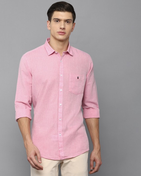 Buy Pink Shirts for Men by LOUIS PHILIPPE Online